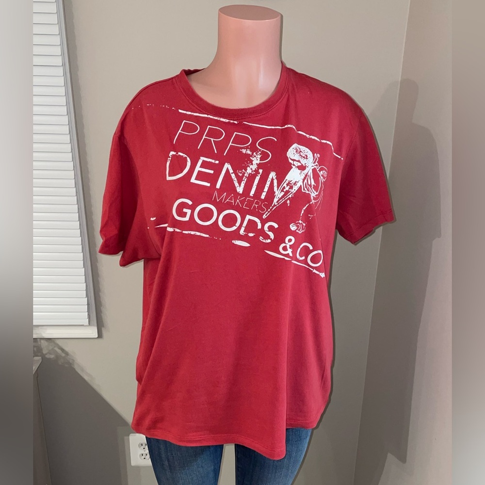 PRPS Red Short Sleeve T-Shirt XL